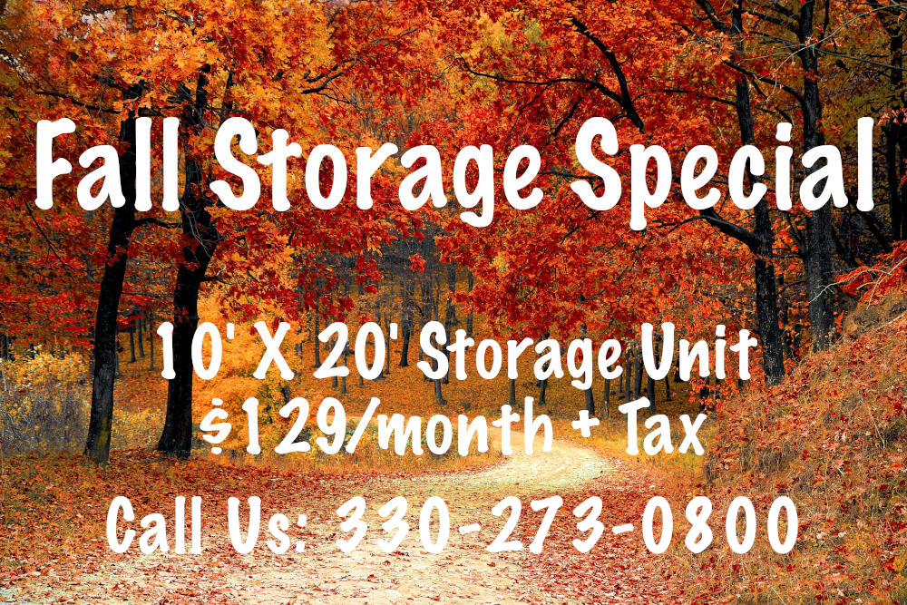 Fall Storage Unit Savings Strongsville Ohio
